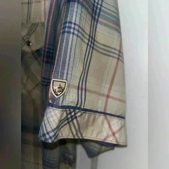 Kuhl Eluxur Snap Up mens Short Sleeve Shirt - Picture 3 of 4